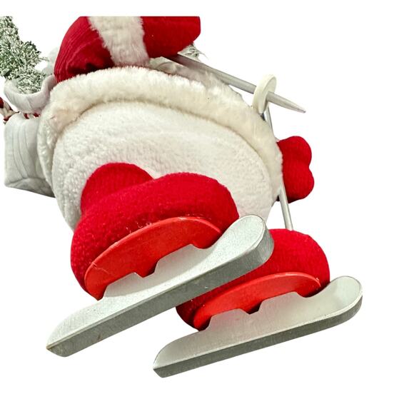 Fabric 13" Skating Santa for Costco - Picture 6 of 13